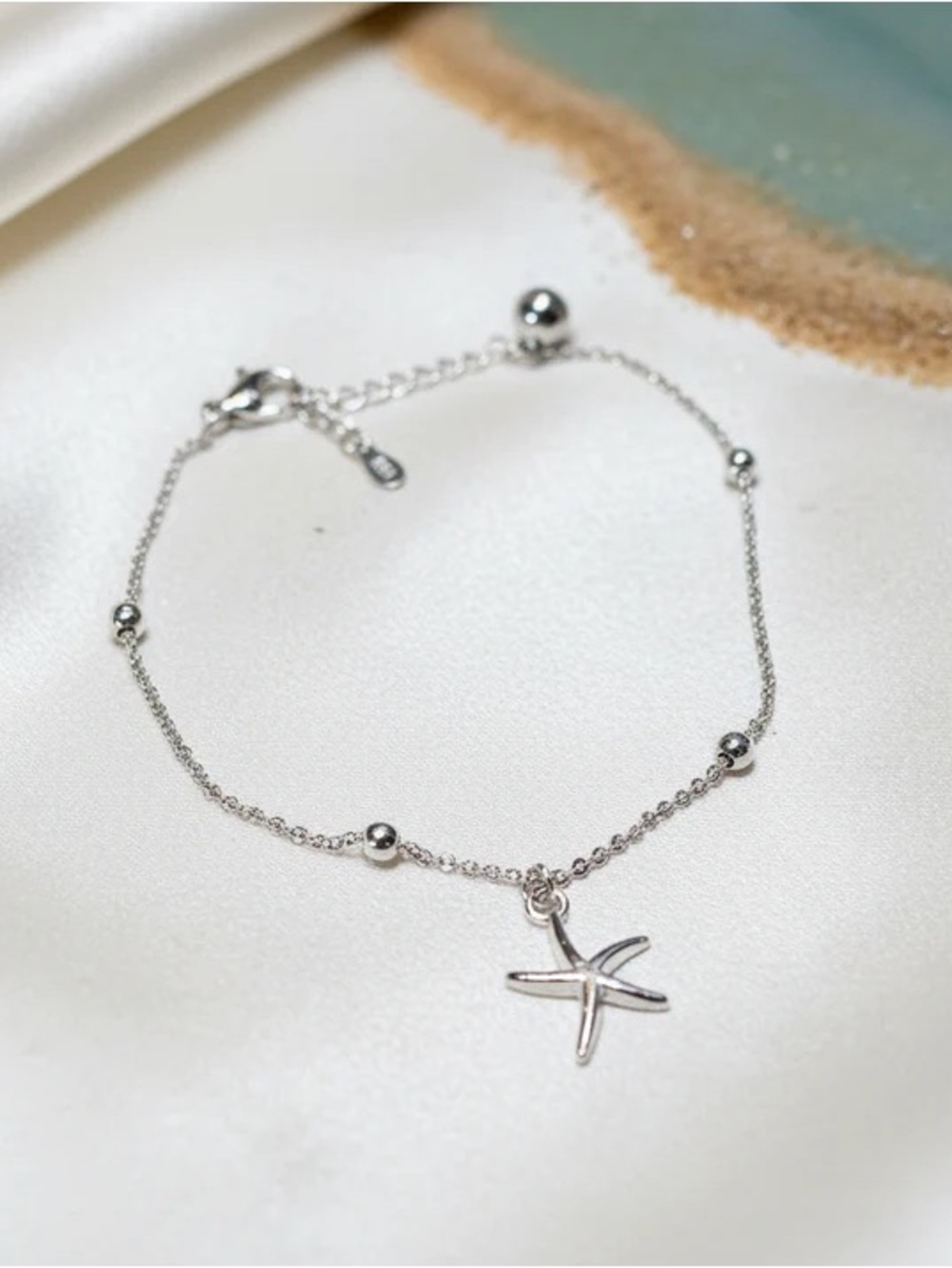 Silver Starfish Bracelet